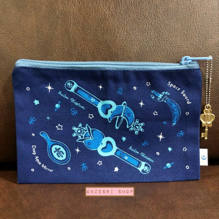 กระเป๋า Sailor Moon Pouch สีน้ำเงิน จากญี่ปุ่น ขนาด 17 x 10.5 ซม.