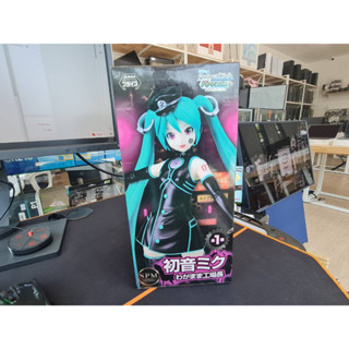 ของแท้ ครบกล่อง Sega Hatsune Miku Project Diva Arcade Future Tone Super Premium Figure Hatsune Miku-Shinto Factory-