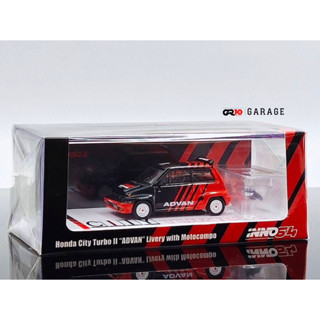 HONDA CITY TURBO II ADVAN Livery With "ADVAN" Livery MOTOCOMPO 1:64 (INNO64)