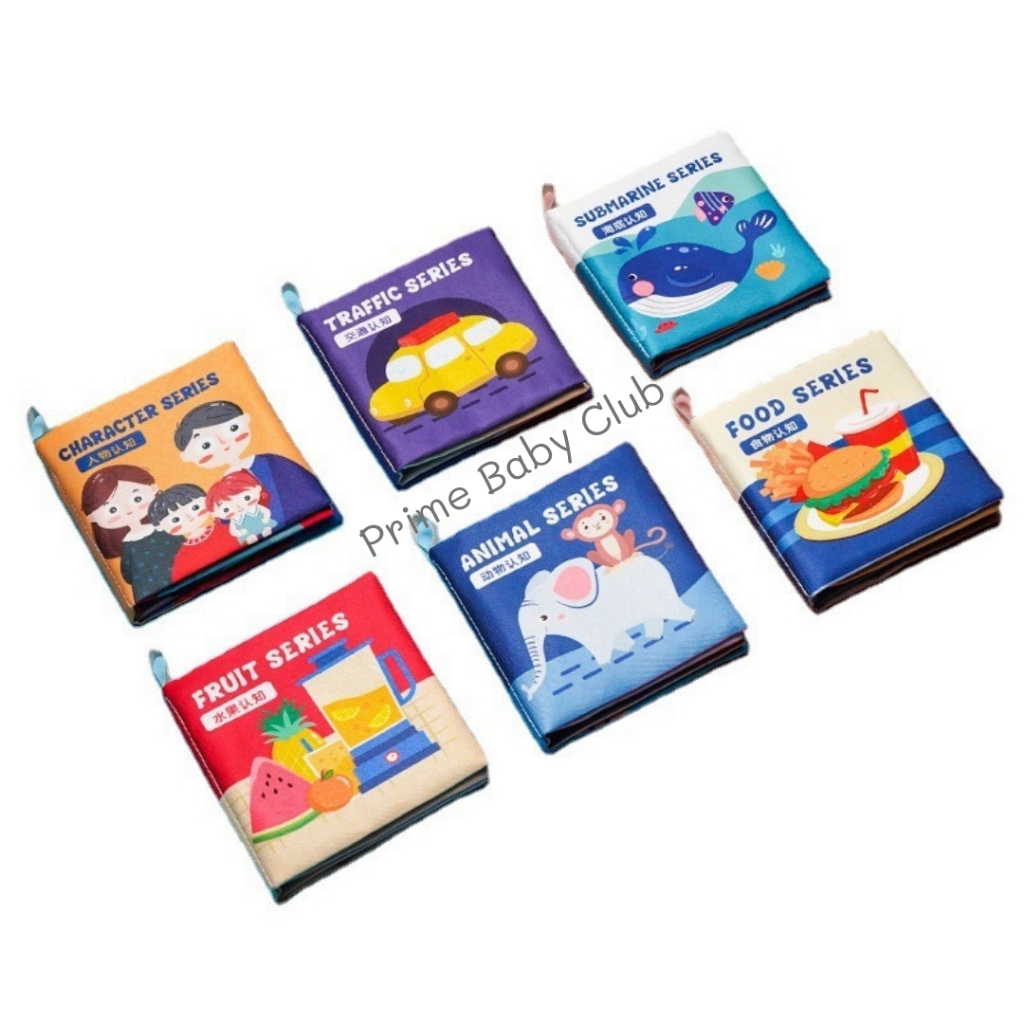 หนังสือผ้าเด็ก เสริมพัฒนาการ ฉีกไม่ขนาด สีสันสดใส สามารถซักได้ มีหลายหมวดหมู่ให้เลือก - รูปที่ 6