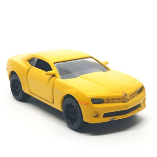 รถเหล็กมาจอเร็ต Majorette Chevrolet Camaro สีเหลือง ขนาด 1/64 ยาว 8 cm มือสอง #001