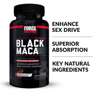 FORCE FACTOR BLACK MACA(60capsules)