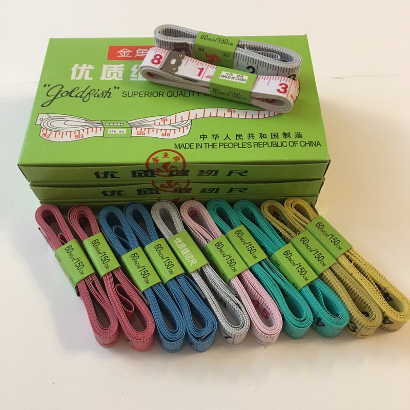 สายวัด,สายวัดตัว,พีวีซี,จัดส่งแบบคละสี,ราคาต่อ 2 เส้น20บาท