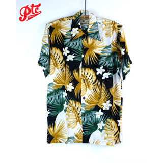 เสื้อฮาวาย Karmakula Koa Green  Hawaii Shirt