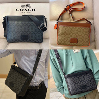 Coach  District Crossbody In Signature Canvas