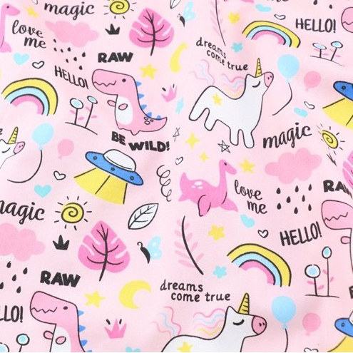 ผ้าคอตตอน 100% ทอทวิล ผ้าเมตร พิมพ์ลายดอกไม้ หน้ากว้าง 160 เซนติเมตร หรือ 63นิ้ว