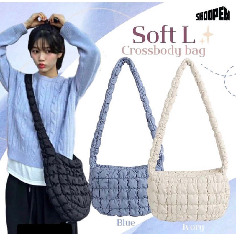 🇰🇷โปรราคาพิเศษ🇰🇷 SHOOPEN ; Soft  Quilting Bag #L