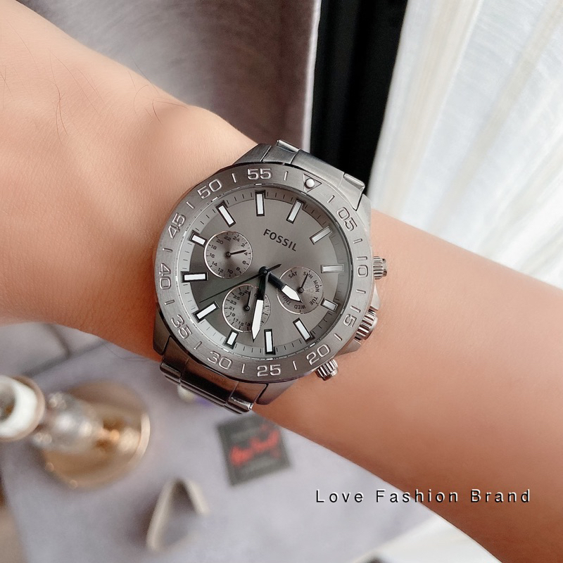 ✨ผ่อน0%แท้100%✨ Fossil BQ2491  Bannon Multifunction Stainless Steel Watch
