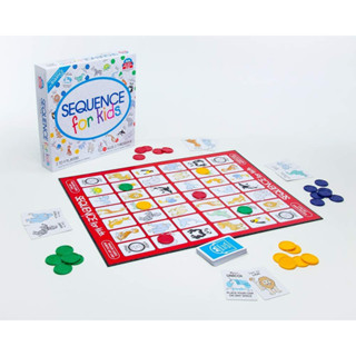 เกมคำศัพท์ Sequence for kids Board Game ฝึกทักษะทางภาษาอังกฤษ ของเล่นเสริมพัฒนาการ