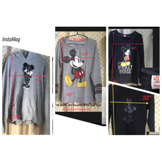 เสื้อเสวตเตอร์ micky mouse มือสอง(มีหลายตัว)