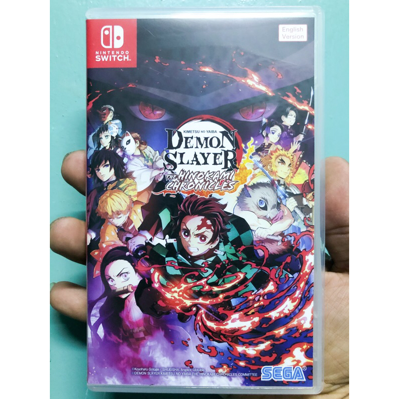 แผ่นเกมส์ Nintendo Switch : Demon Slayer Kimetsu No Yaiba The Hinokami Chronicles (มือ2) (มือสอง)