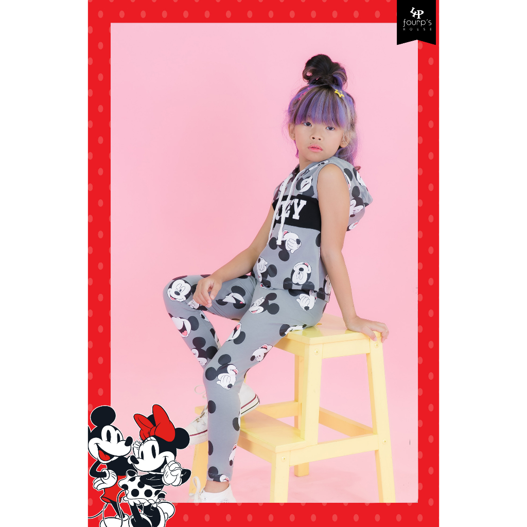 MICKEY : 185010 ชุดเซ็ทเสื้อ+กางเกงเด็กลิขสิทธิ์แท้
