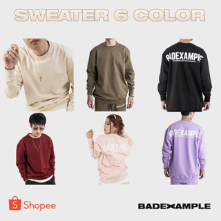 Bad example Basic Sweaters 2023(แบดเอ็กแซมเพิล เบสิค สเวตเตอร์6สี)