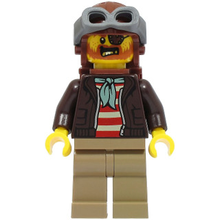 [ Minifigures ] มินิฟิก Lego - Chuck D. Goldberg : City Stuntz (cty1499, 60342) ราคา/ชิ้น