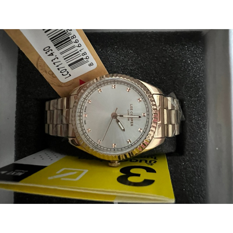 lee cooper london นาฬิกาสีโรสโกลด์ผู้หญิง แท้💯 ประกันช็อป TDC ประเทศไทย