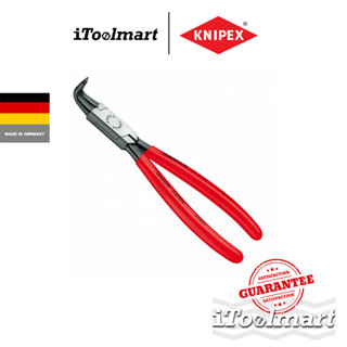 KNIPEX คีมหุบแหวนปากงอ 44 21 J41 SB ด้ามพลาสติก 85-140 mm.