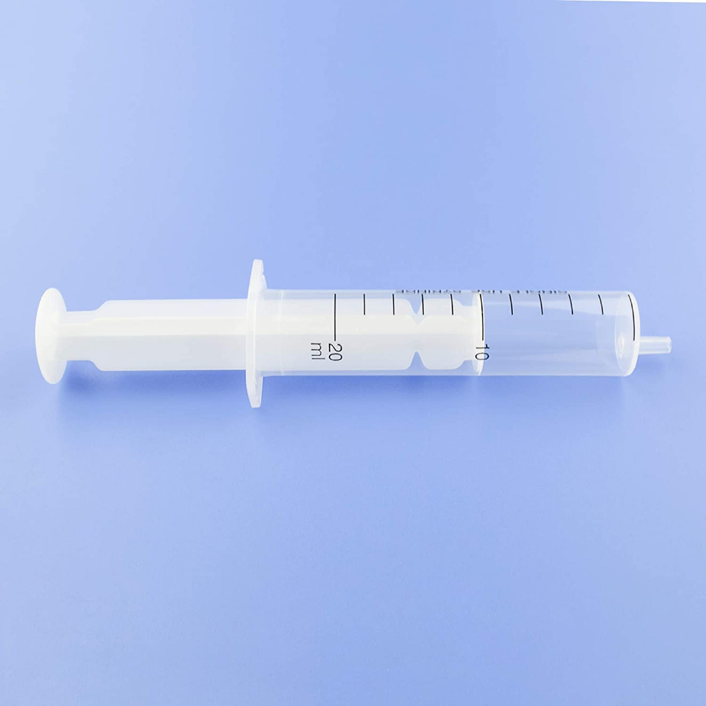 ไซริงค์ป้อนอาหารใช้ซ้ำได้ ขนาด 20ml/cc Syringes Without Needle No Rubber Ring จากประเทศอเมริกา