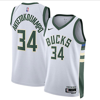 เสื้อบาสเกตบอล NBA ,Giannis Antetokounmpo ทีม Milwaukee Bucks &amp; Swingman Jerseys (กล้ารับประกันคุณภาพ)