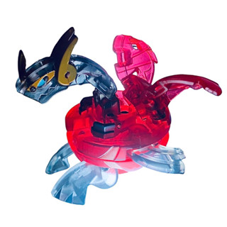 Bakugan Translucent Red Pyrus Neo Hex Vexos Dragonoid Special Color ( Modify As Original )  #บาคุกัน