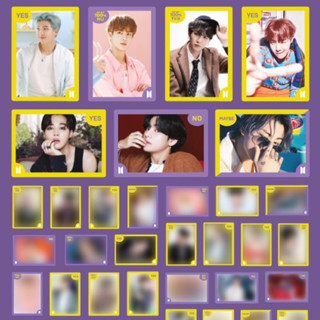 BTS Do you know me? - Answer Card set 7ea/Member Jin, j-Hope, Jimin, V, Jungkook การ์ดบังทัน ของแท้💯