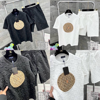 ชุดเซทผู้ชาย Louis Vuitton 🏷️เสื้อ + กางเกงขาสั้น 👨🏻Hiend 1:1 | เสื้อผ้าแบรนด์เนม