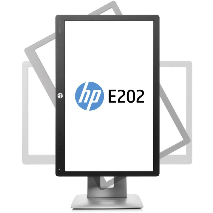 จอคอมพิวเตอร์มือสอง ขนาด 20 นิ้ว HP รุ่น E202 มี Port HDMI  ปรับอิสระ แนวตั้ง แนวนอน สูงต่ำ ได้