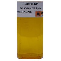 SARATOKI สีผสมน้ำมันปิโตรเลียม Oil Yellow G Liquid 18Kg./Pail (มี Cer.+COA รับรองสินค้า)