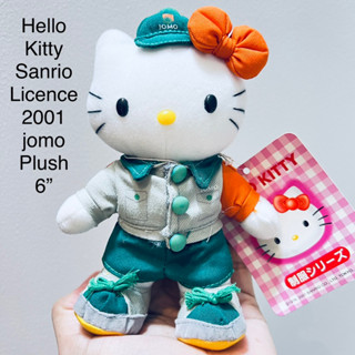 #ตุ๊กตา #คิตตี้ #Sanrio #Hello #Kitty #Plush #doll #Stuffed #toy #Licence #Jomo #ขนาด6” #ปี2001 #Rare #item Partner