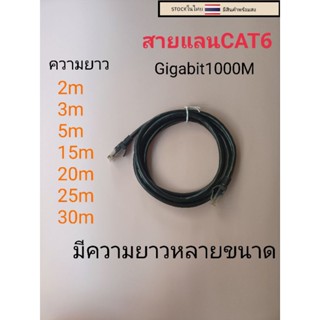 สายแลนLAN CAT6 สายแลนอินเตอร์เน็ต Gigabit1000M