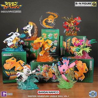 ลุ้น1ตัว🍃 ดิจิม่อน *Asia Exclusive* BN Figure Q Digimon Adventure Unique Skill Performance Series Vol.1 Blind Box