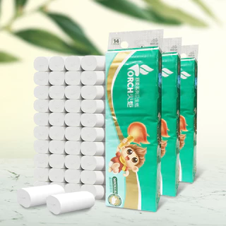 ทิชชู่ไร้แกน กระดาษทิชชู่ม้วนหนา 5 ชั้น TORCH (1แพ็ค14 ม้วน) กระดาษชำระสุดคุ้มใช้ในครัว ห้องน้ำ ห้องนั่งเล่น