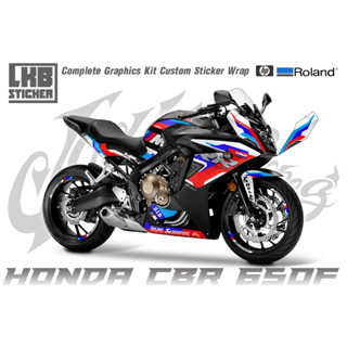 สติ๊กเกอร์แต่งลายรถ Honda Cbr 650F ลาย HP4 V.3