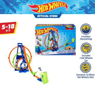 Hot Wheels Action Triple Loop Kit ฮอตวีล แอ็คชั่น ชุดรางตีลังกา 3 ตลบ HMX37