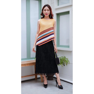 กระโปรงอัดพลีท🌀pleated skirt