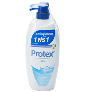 PROTEX โพรเทคส์ ครีมอาบน้ำ สูตรเฟรช ขวดปั๊ม ขนาด 600 มล. (แพ็ค 1ฟรี1)