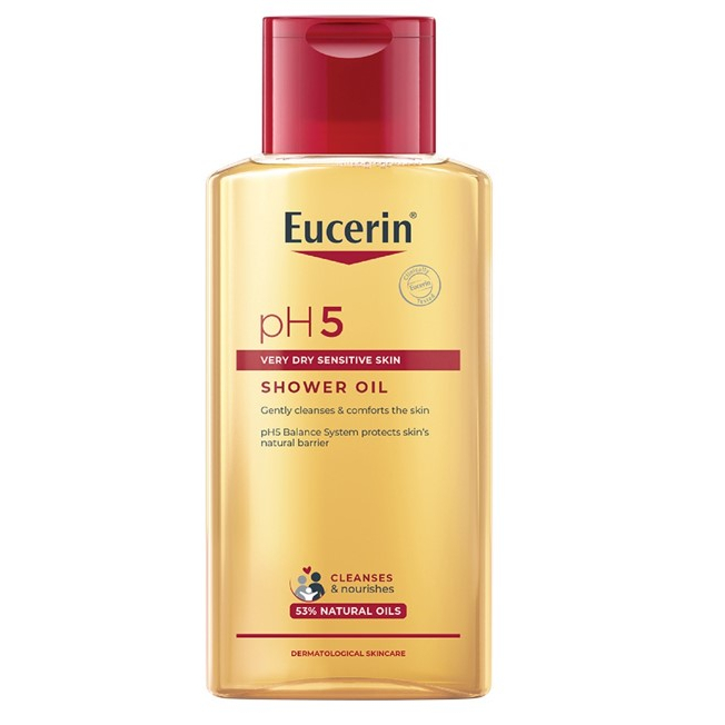 ยูเซอริน พีเอช5ชาวเวอร์ ออยล์ Eucerin Sensitive Skin pH5 Shower Oil For Dry Skin 200 ml [280806]