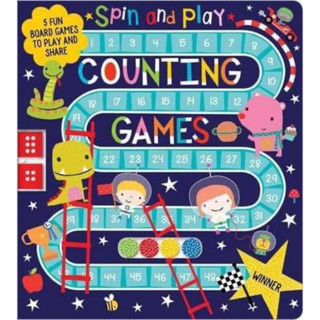 หนังสือ spin and play counting games หนังสือบอร์ดเกมสำหรับเด็ก