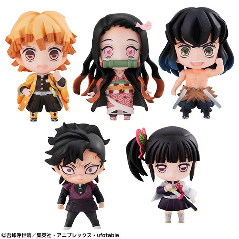 งานแท้ มือ 1 Demon Slayer: Kimetsu no Yaiba Tanjiro and Friends Mascot Set (MegaHouse) Mega house