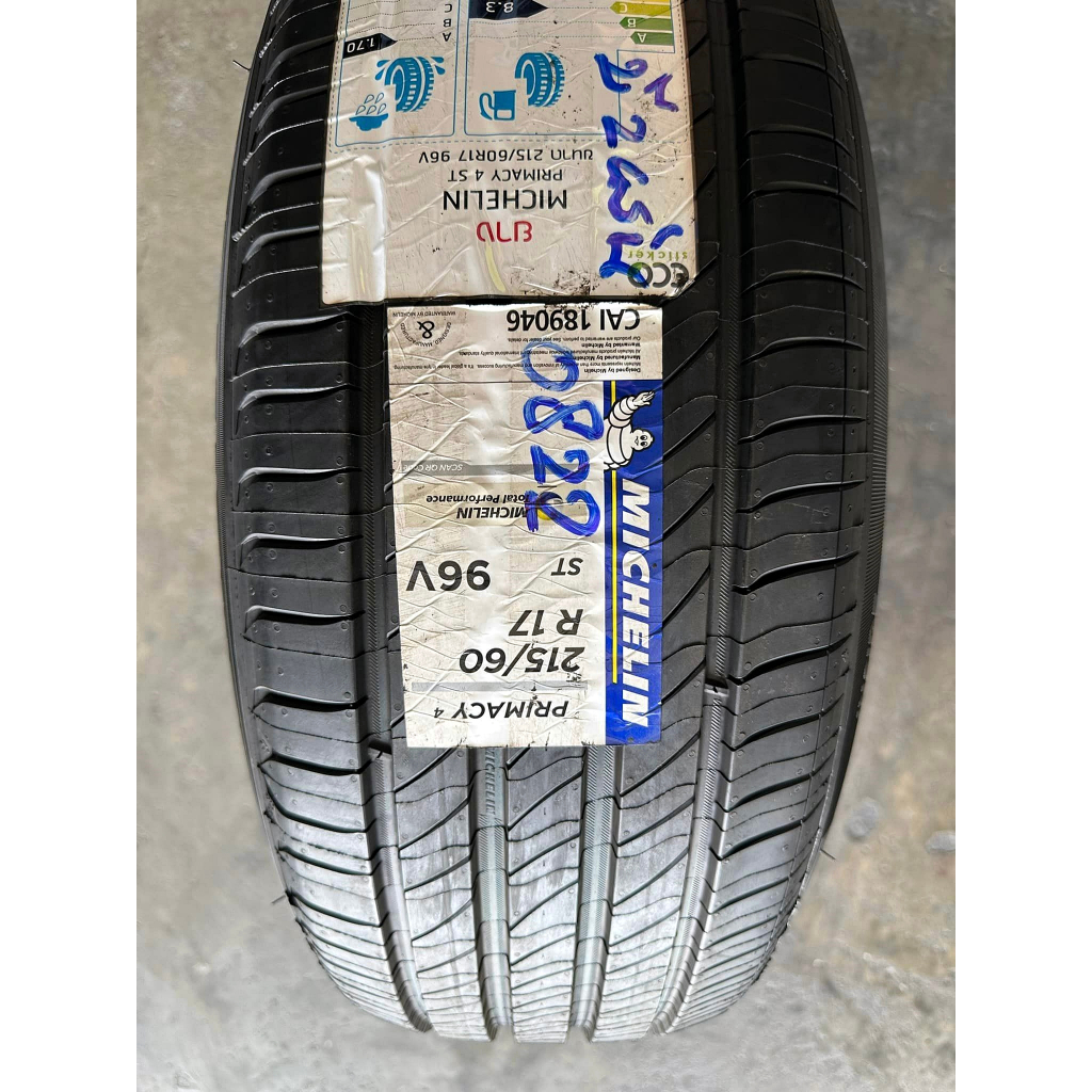 ➡️ ยาง "#มิชลิน" Michelin Primacy 4 ปี 22  215/60R17 * #ยางใหม่ตกปีราคาดีทุกชุด *