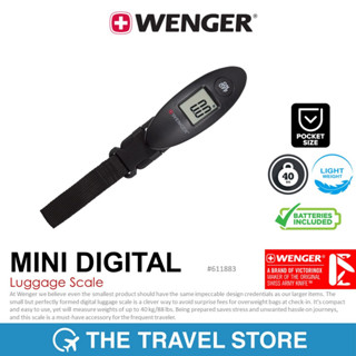 WENGER Mini Digital Luggage Scale (611883)  เครื่องชั่งน้ำหนักกระเป๋า พกพา