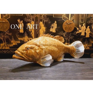 รูปปั้นปลาSize 30 x 70 ×32 cm