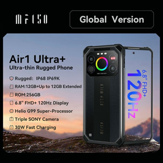 IIIF150 Air1 Ultra+ Rugged Smartphone 6.8 FHD+ 12GB 256GB 7000mAh Ultra-thin Rugged 120Hz G99 64MP Cellphone