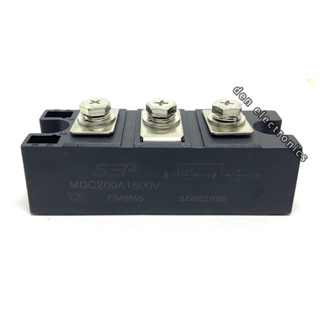 MDC200A 1600V เป็น DIODE MODULE เรียงกระแส Rectifier diode 200A 1600V