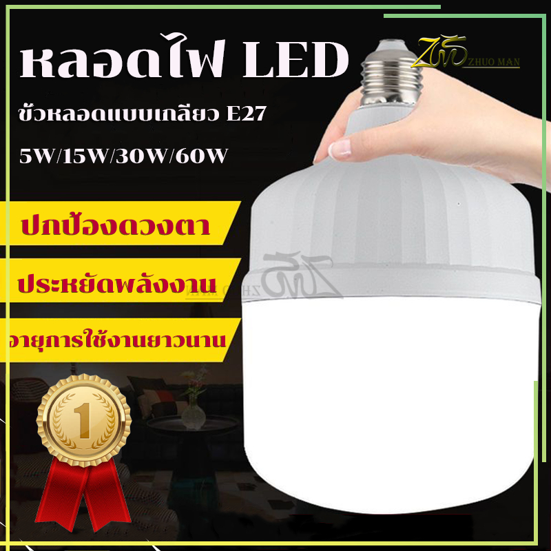 หลอดไฟกลม LED สำหรับบ้าน ประหยัด พลังงาน และสดใส อายุการใช้งานยาวนาน