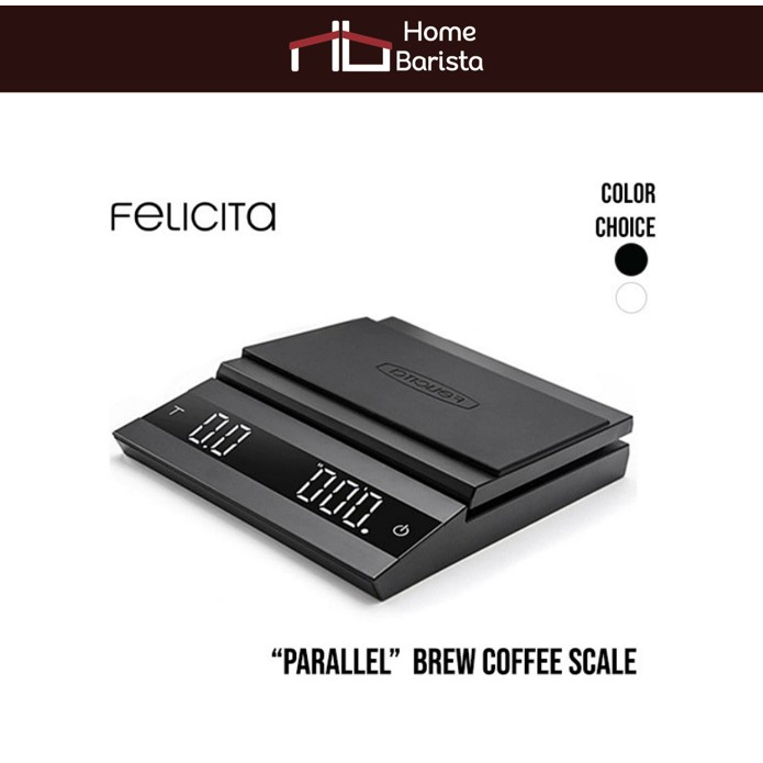 Home Barista ตาชั่งกาแฟ FELICITA "Parallel" (White) Brew Scale
