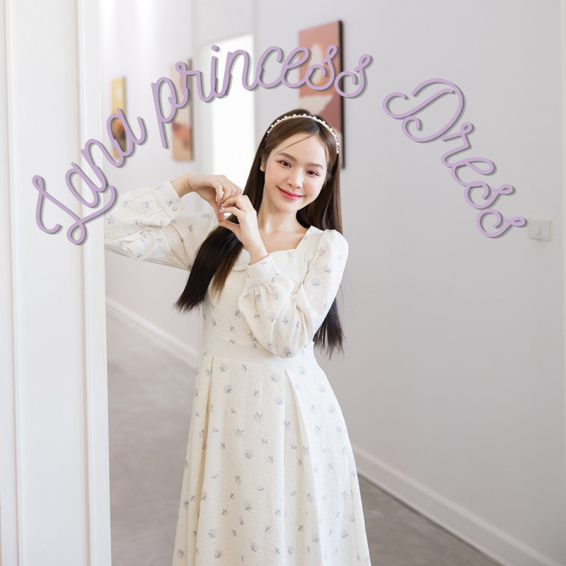 #KATI263ꕤ   ‎⸝ ⸝ ⸝ Lana princess Dress◞✿