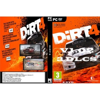 แผ่นเกมส์ PC DiRT 4 (4DVD)