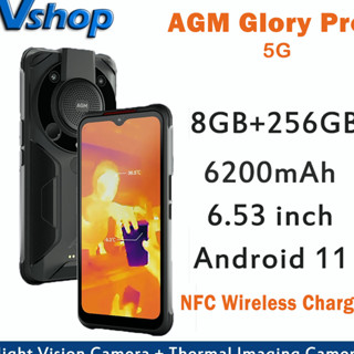 AGM Glory G1 Pro 5G Waterproof Mobile Phone Night Vision Thermal Imaging Camera 8GB+256GB 6200mAh IP68/IP69K