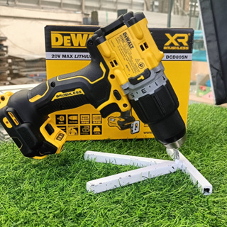 Dewalt สว่านกระแทกไร้สาย 13 มม. 20V. DCD805N-B1 **เครื่องเปล่า ไม่รวมแบตเตอรี่ ไม่รวมแท่นชาร์ท**