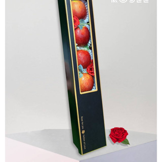 กล่องผลไม้ของขวัญพรีเมี่ยม (RED APPLE ROSÉE) (จัดกระเช้าผลไม้พรีเมี่ยม จัดตะกร้าผลไม้ กระเช้าของขวัญ Fruit Basket)